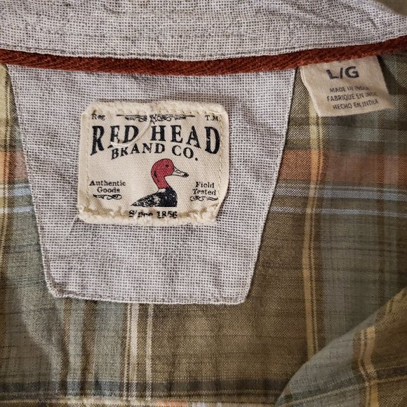 RedHead Mens Size L Button Down - Picture 3 of 6